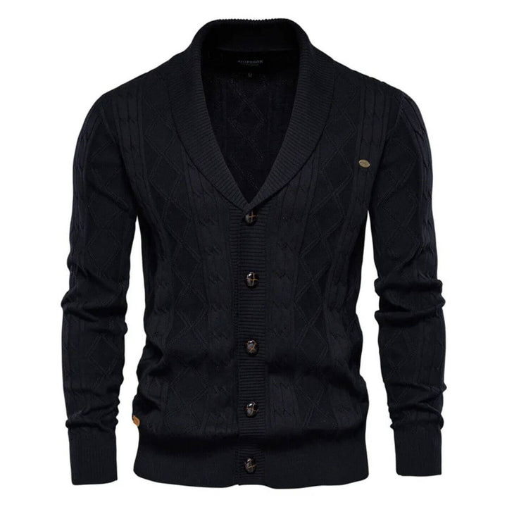 Ludvig™ – Myk Cardigan med Kabelstrikk