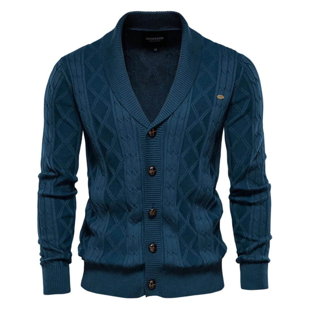 Ludvig™ – Myk Cardigan med Kabelstrikk