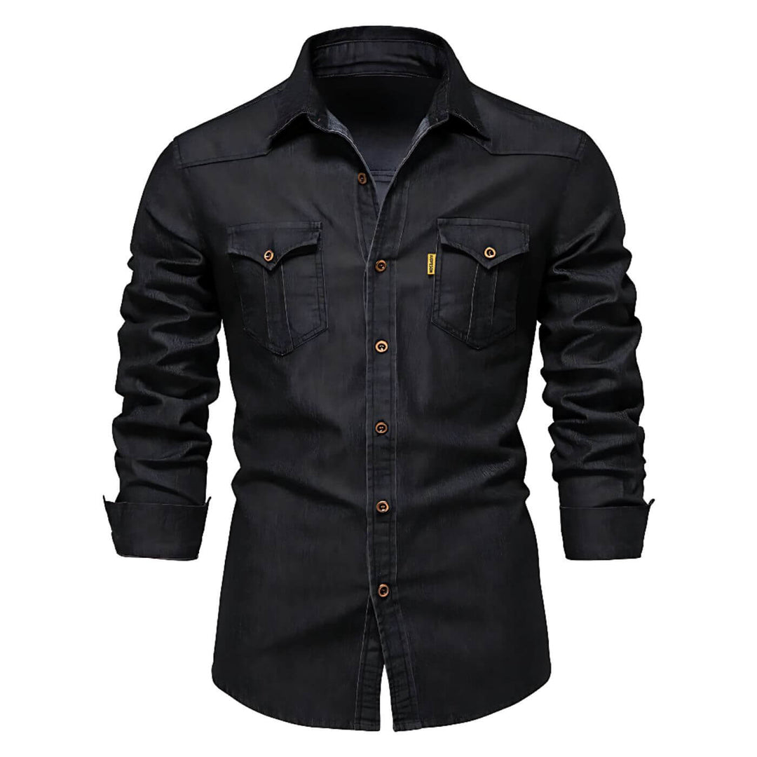 Malte™- Figursydd Denimskjorte