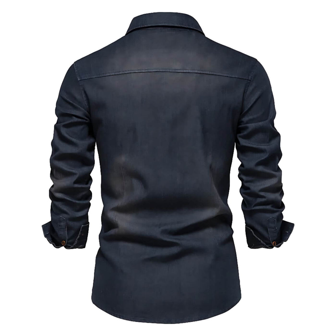 Malte™- Figursydd Denimskjorte