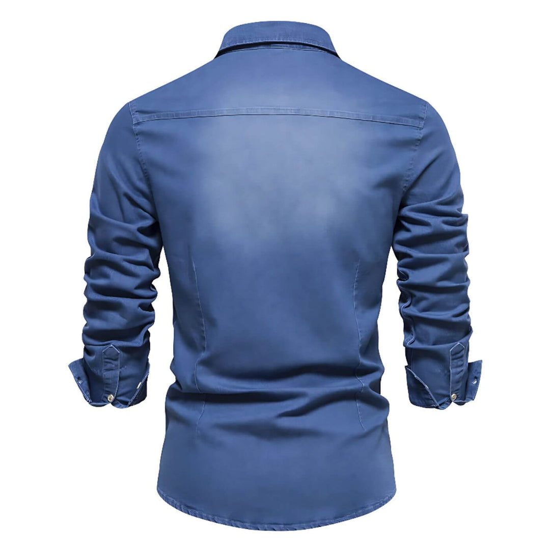 Malte™- Figursydd Denimskjorte