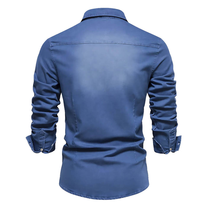 Malte™- Figursydd Denimskjorte