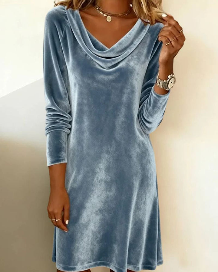 Mari™ – Luksuriøs Fløyelskjole