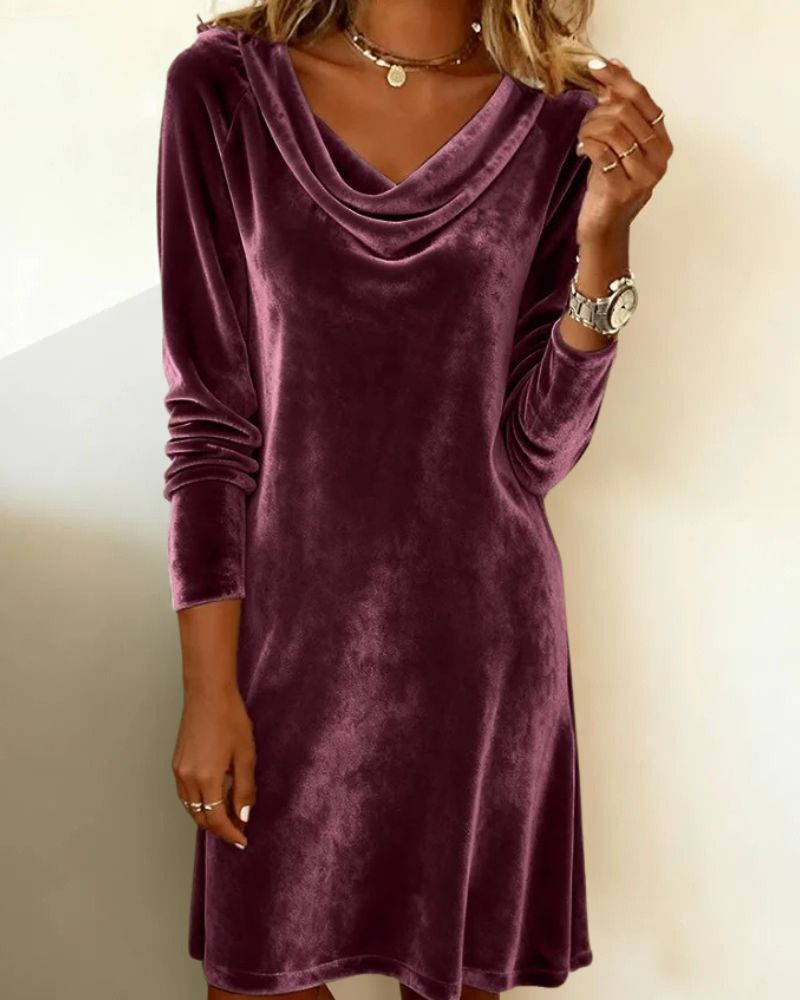 Mari™ – Luksuriøs Fløyelskjole