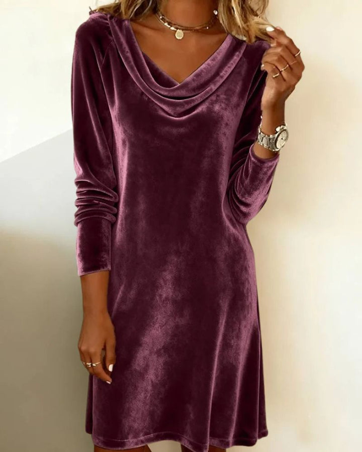 Mari™ – Luksuriøs Fløyelskjole