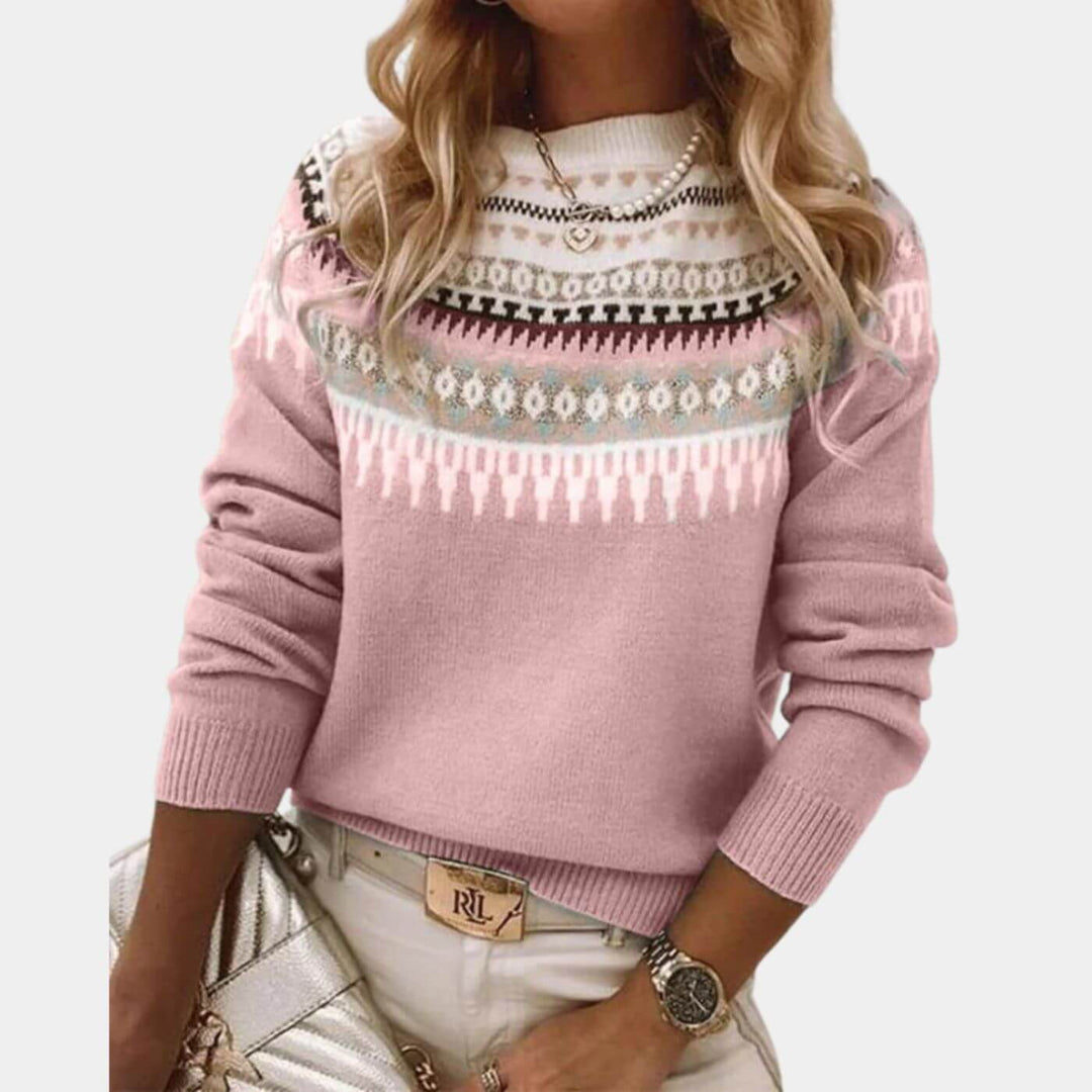 Marie™ - Stilig Strikkegenser for Vinteren