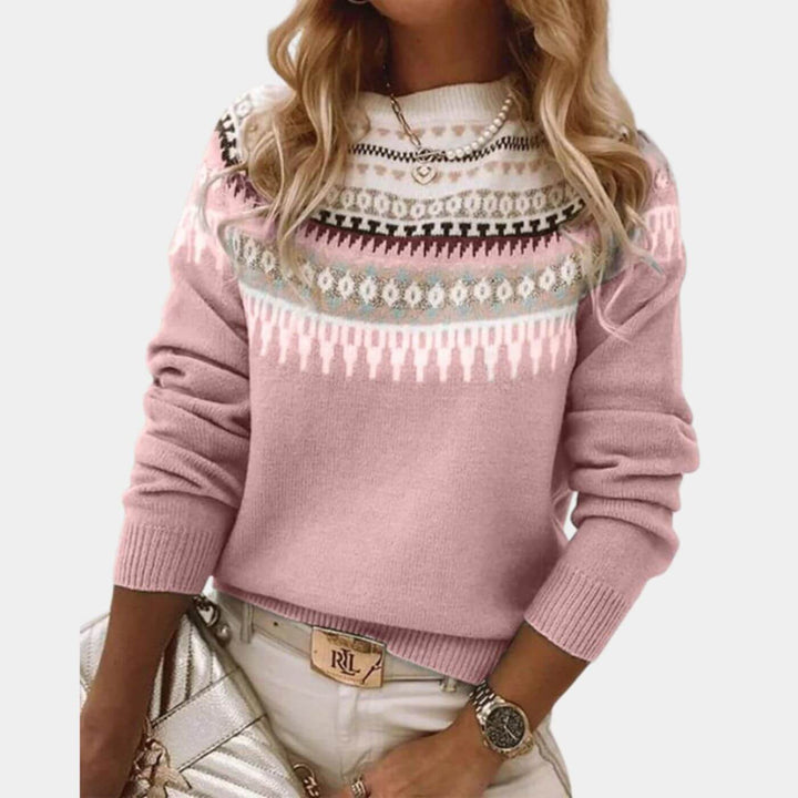 Marie™ - Stilig Strikkegenser for Vinteren