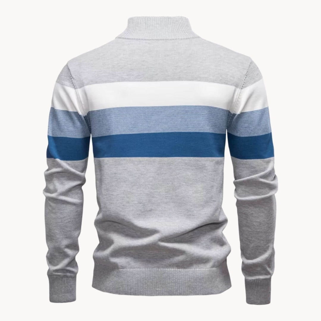 Markus™ – Quarter Zip Stripet Genser
