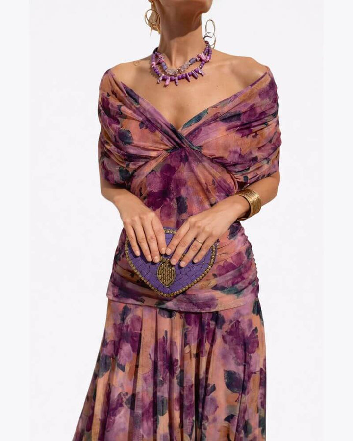 Mathilde™- Elegant V-hals Cocktailkjole