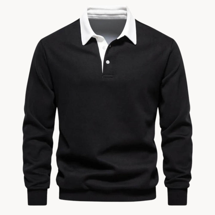 Mathis™- Casual Sweatshirt med Nedbrettet Krage