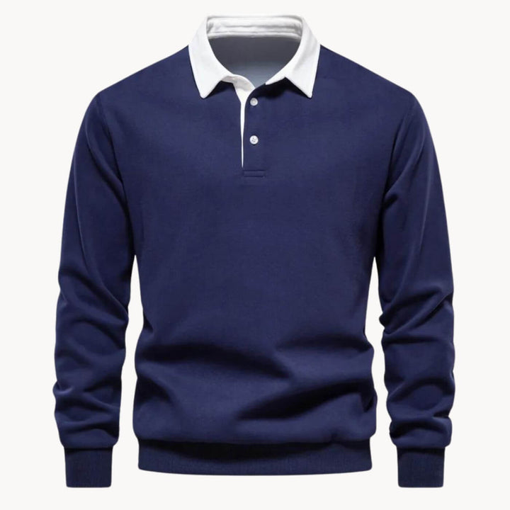Mathis™- Casual Sweatshirt med Nedbrettet Krage