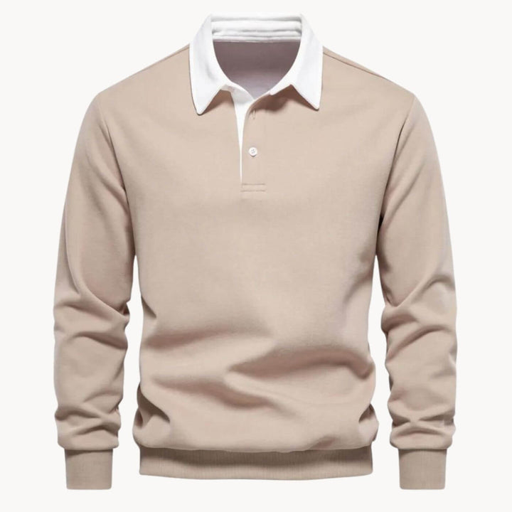Mathis™- Casual Sweatshirt med Nedbrettet Krage