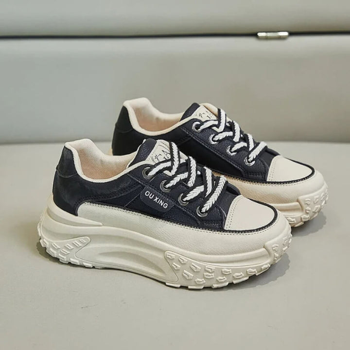 Mavira™ - Komfortable Sneakers med Høy Såle