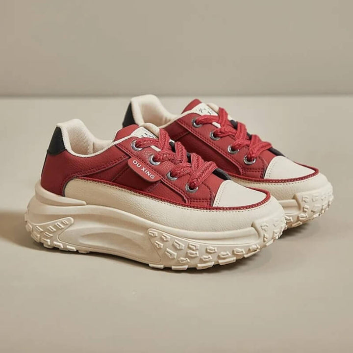 Mavira™ - Komfortable Sneakers med Høy Såle