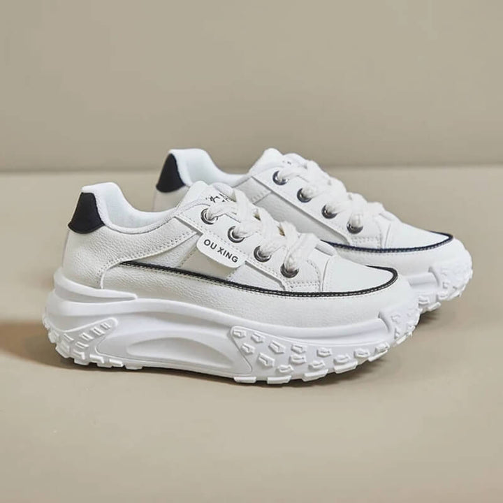Mavira™ - Komfortable Sneakers med Høy Såle