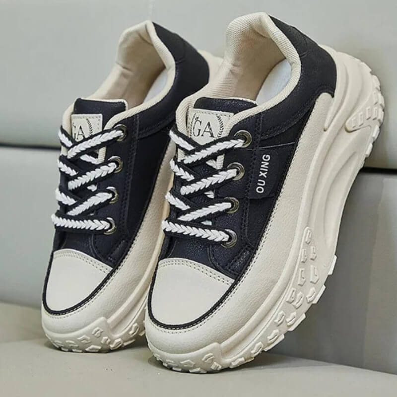 Mavira™ - Komfortable Sneakers med Høy Såle