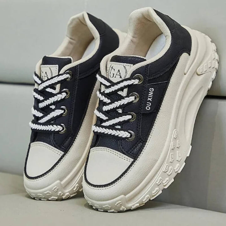 Mavira™ - Komfortable Sneakers med Høy Såle