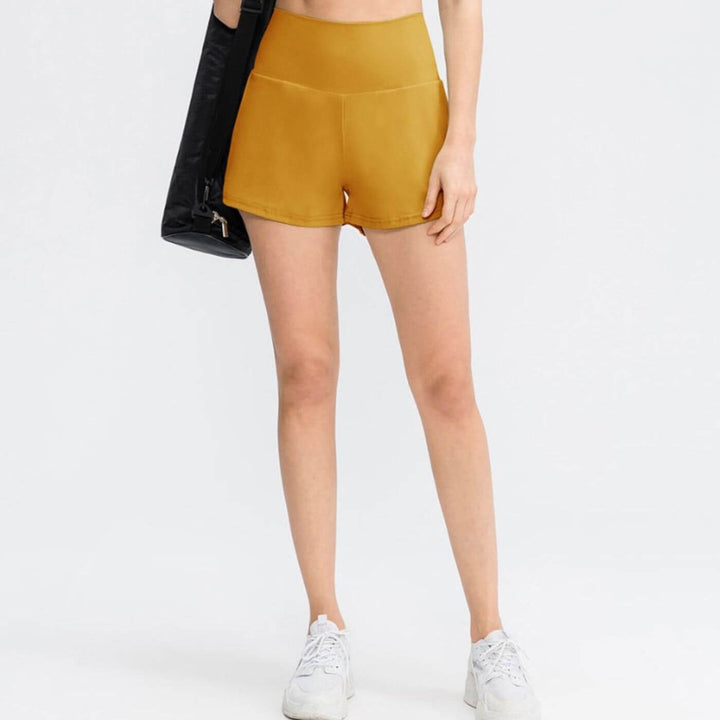 Milla™ - Pustende og Komfortable 2 i 1 Høyt Liv Yoga Shorts