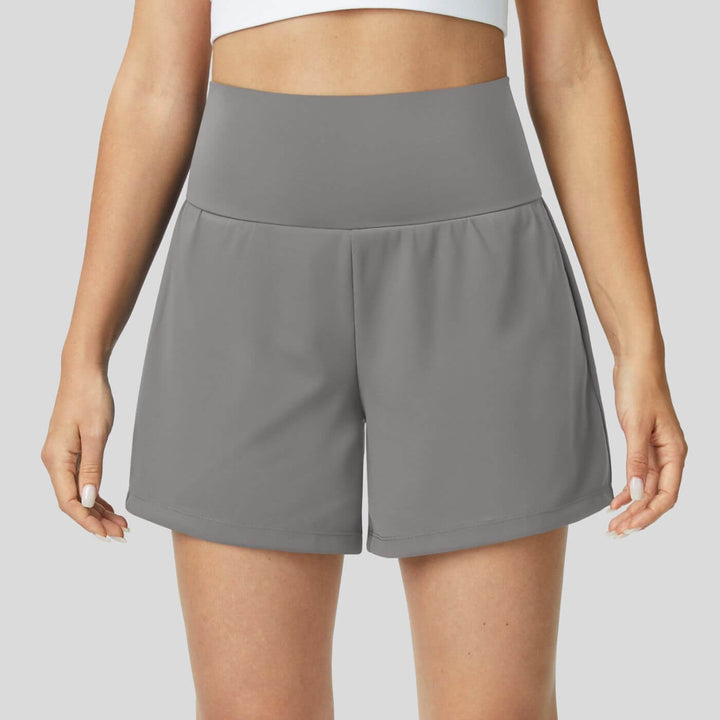 Milla™ - Pustende og Komfortable 2 i 1 Høyt Liv Yoga Shorts