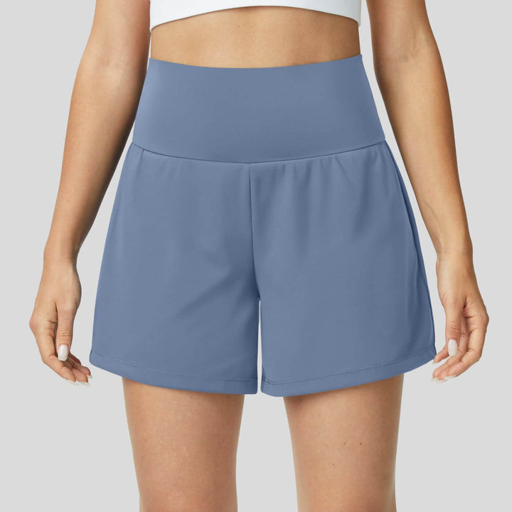 Milla™ - Pustende og Komfortable 2 i 1 Høyt Liv Yoga Shorts