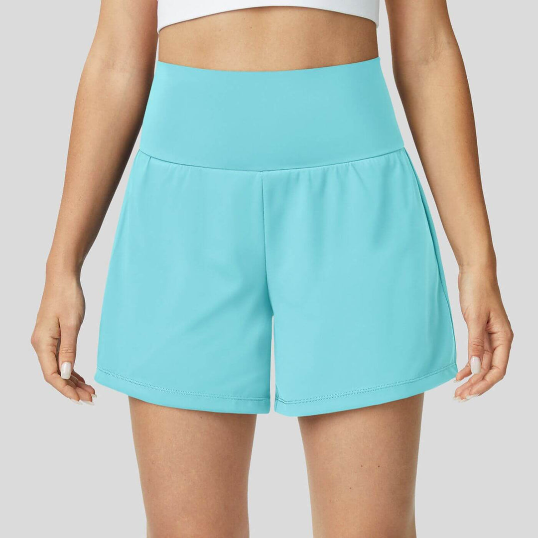 Milla™ - Pustende og Komfortable 2 i 1 Høyt Liv Yoga Shorts
