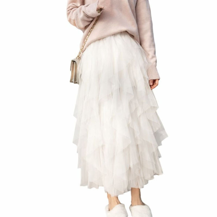 Mina™- Elegant flytende lagdelt skjørt