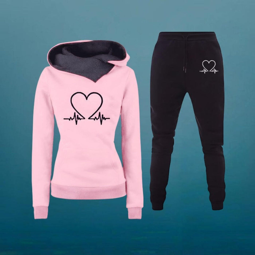 Monica™- Komfortabelt Heartbeat Joggesett