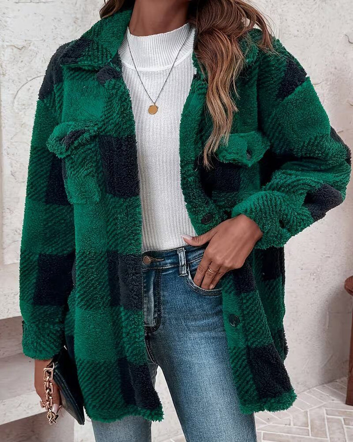 Nanna™ – Varm Fleece Vinterjakke