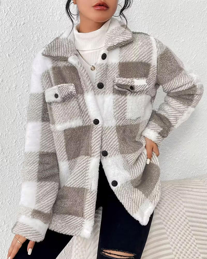 Nanna™ – Varm Fleece Vinterjakke