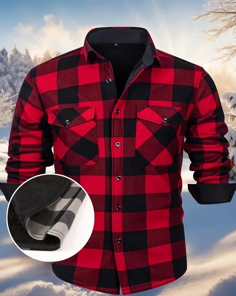 Nils™ - Termisk Rutete Skjorte