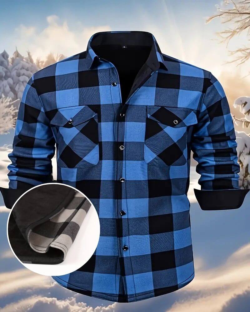 Nils™ - Termisk Rutete Skjorte