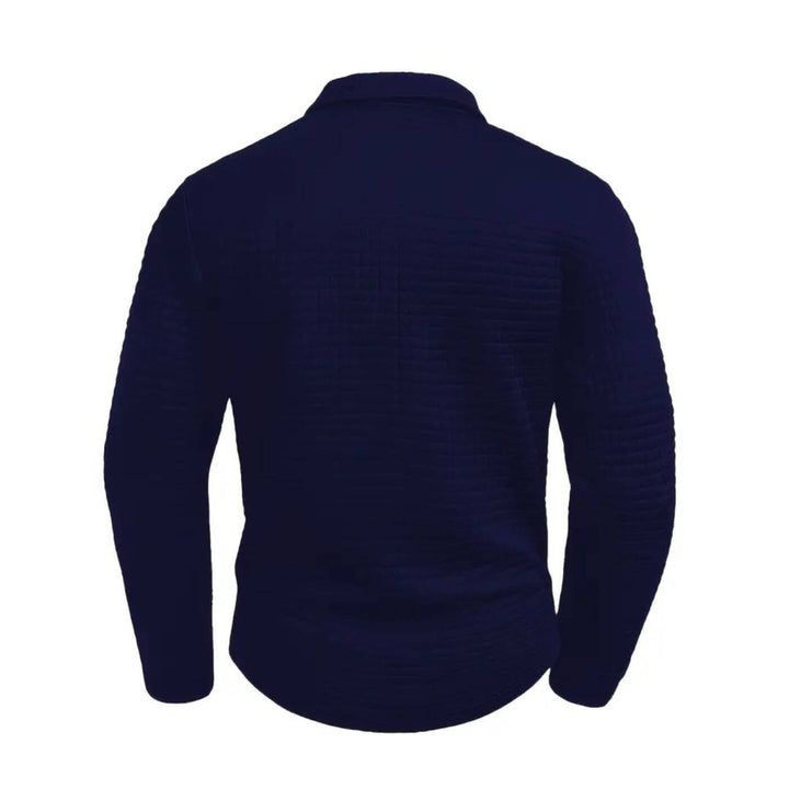 NordFit™- Slim Fit Poloskjorte med Struktur og Lomme
