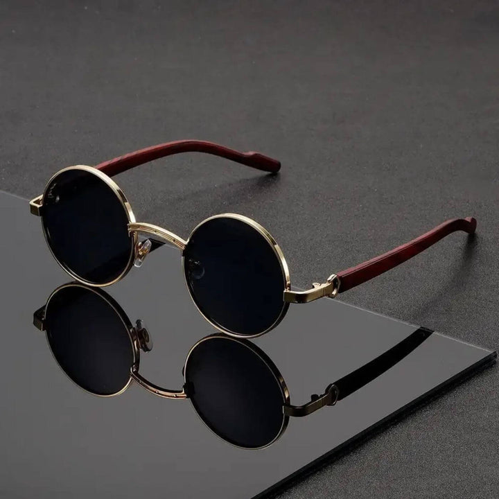 Nordsen™- Runde Vintage Solbriller med UV-beskyttelse