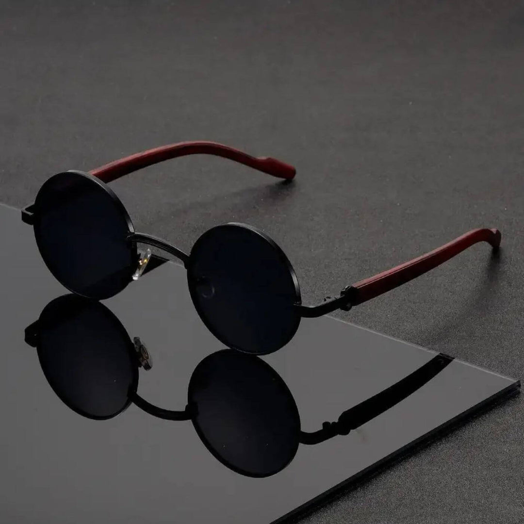 Nordsen™- Runde Vintage Solbriller med UV-beskyttelse