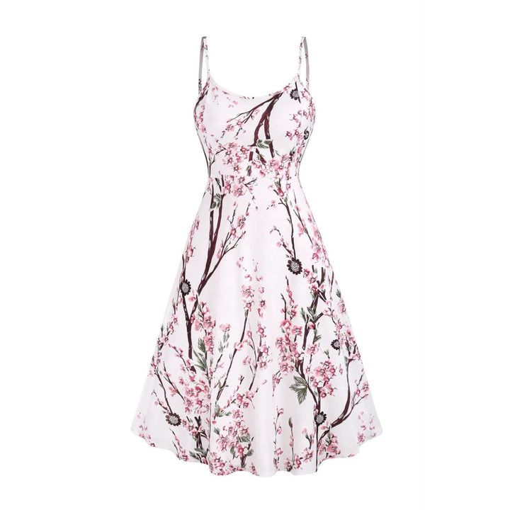Oline™- Elegant Kirsebærblomst To-Delt Kjole