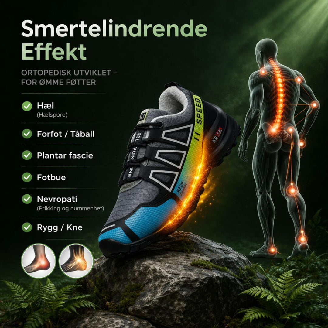 OrthoTrekk™- Vanntette Ergonomiske Tursko
