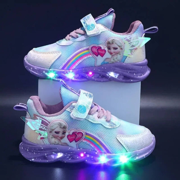 PrincessKicks™ – LED-sko for barn med magisk glød