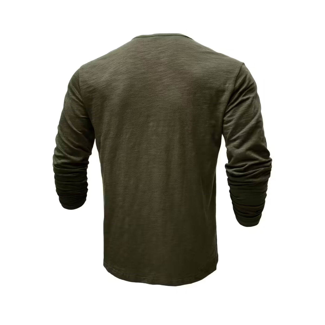 Ruben™ - Pustende Langermet Skjorte med Knapper