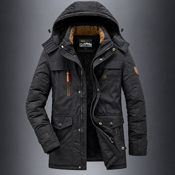 Kasper™ – Fleece-Fôret Hette Vinter Parkas Jakke