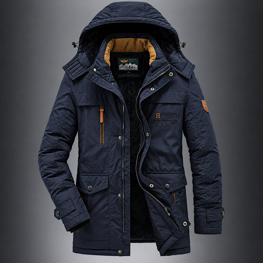 Kasper™ – Fleece-Fôret Hette Vinter Parkas Jakke