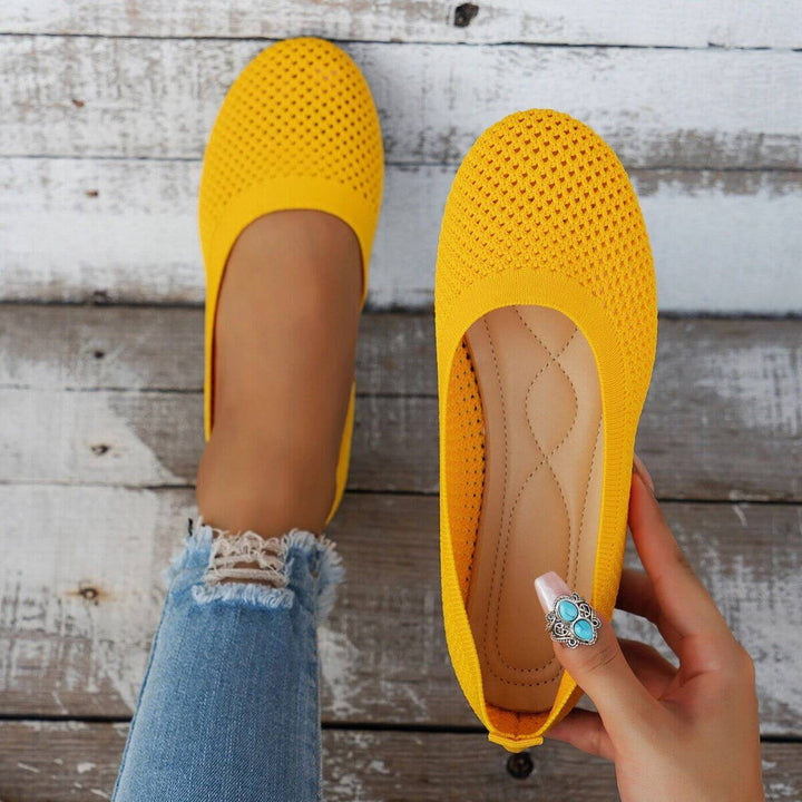 Runa™ – Pustende Komfort Ballerina Sommertsko