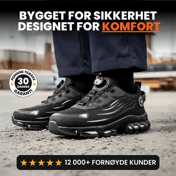 SafeSteps™ – Lette vernesko for lange arbeidsdager
