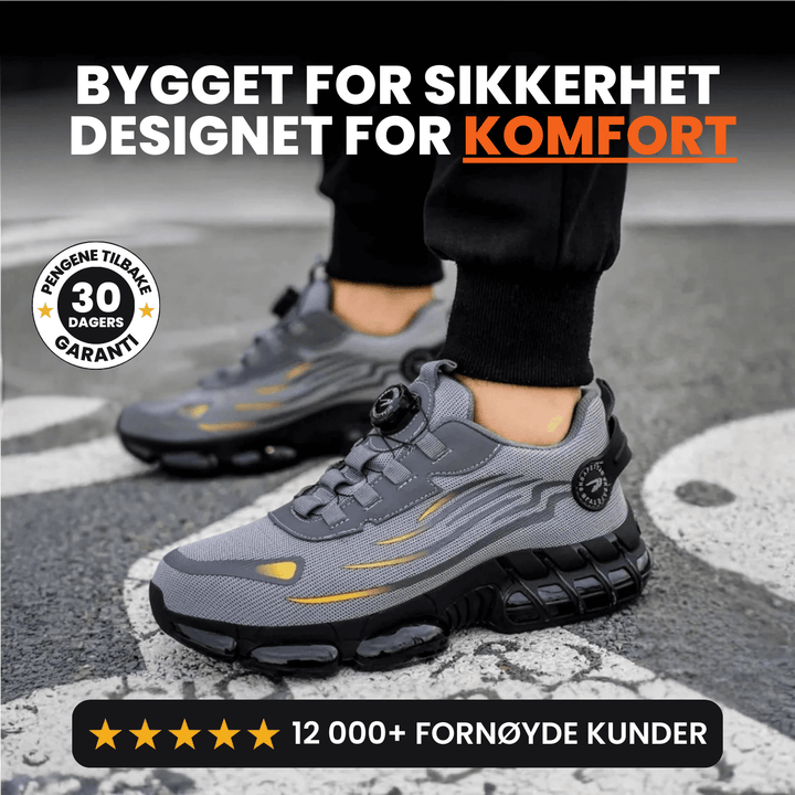 SafeSteps™ – Lette vernesko for lange arbeidsdager