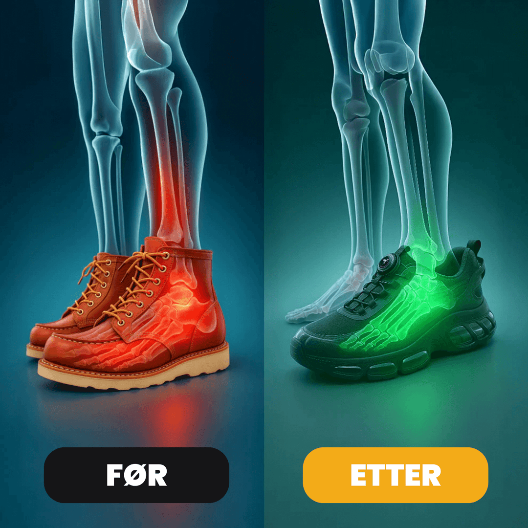 SafeSteps™ – Lette vernesko for lange arbeidsdager