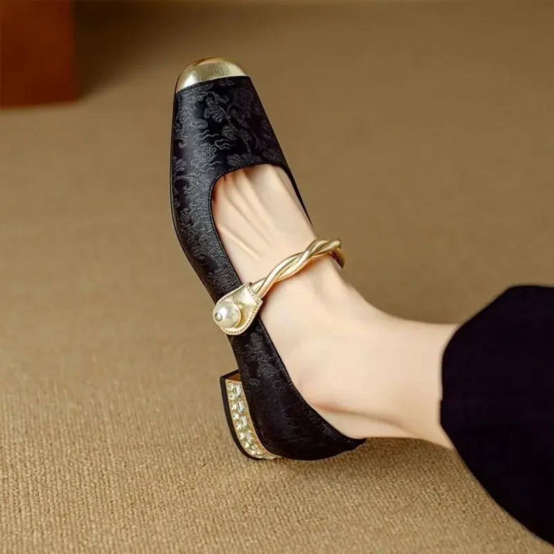 Sara™ – Elegante Mary Jane-sko med firkantet tå