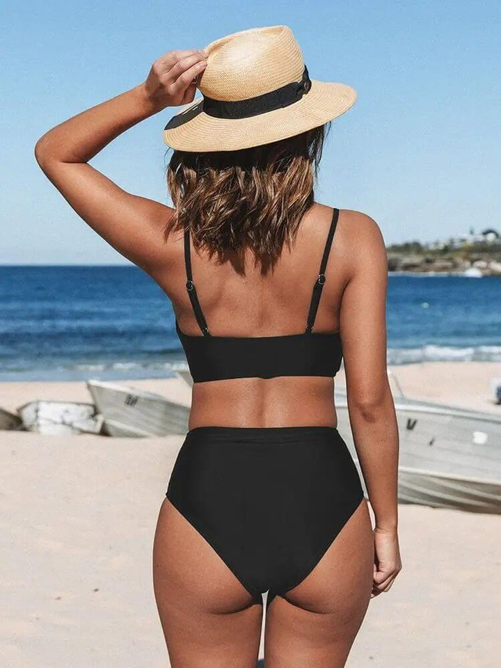 Sofie™ - Bikini Sett med Høyt Liv