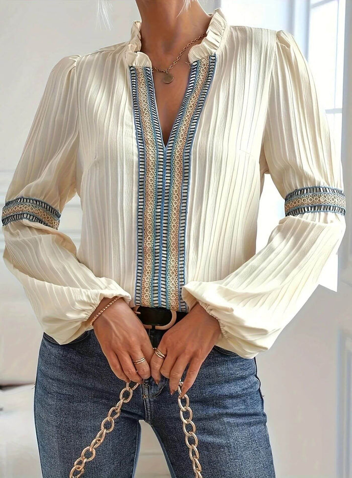 Sophia™ – Elegant Langermet Bluse