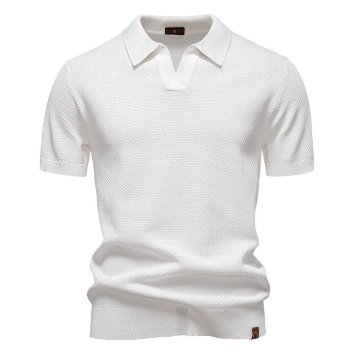 Stian™ – Premium V-hals Piqueskjorte