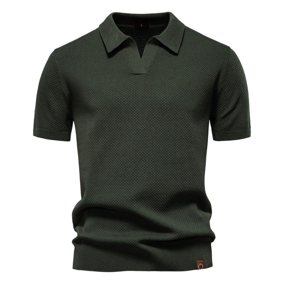 Stian™ – Premium V-hals Piqueskjorte