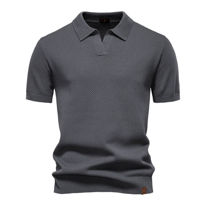 Stian™ – Premium V-hals Piqueskjorte